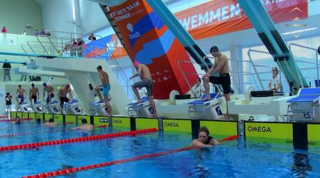 NK korte baan - Nederlands Jeugd Record Nikodim Markovic